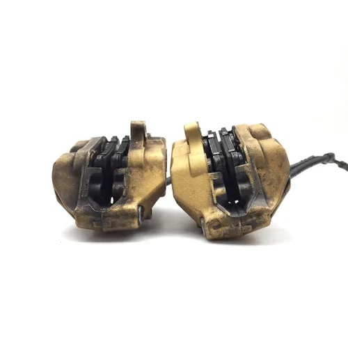 Left Right Front Brake Calipers Pads Set 2001 Honda CBR929RR 2775A 7