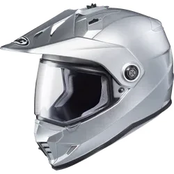 HJC Adult Unisex DS-X1 Solid Helmet Dual Sport S Silver