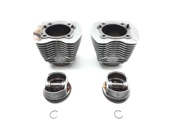 Front Rear Cylinder Jugs w Pistons 2002 Harley Road King Screamin Eagle 2792A x