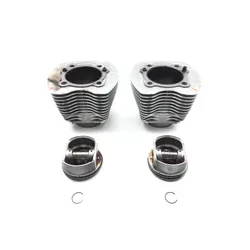 Front Rear Cylinder Jugs w Pistons 2002 Harley Road King Screamin Eagle 2792A x