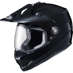 HJC Adult Unisex DS-X1 Solid Helmet Dual Sport XS Black