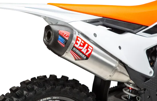 Yosh RS-12 Signature Slip On SS Al Exhaust Pipe Muffler w SA