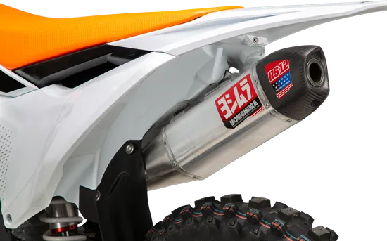 Yosh RS-12 Signature Slip On SS Al Exhaust Pipe Muffler w SA