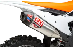 Yosh RS-12 Signature Slip On SS Al Exhaust Pipe Muffler w SA