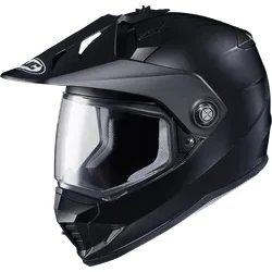 HJC Adult Unisex DS-X1 Solid Helmet Dual Sport S Black Satin