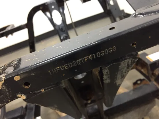 Rear Clip Frame Chassis 2015 Hond Pioneer 700-4 2791A