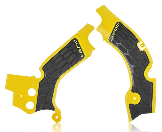ACERBIS X Grip Frame Guards Yellow Black