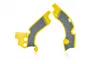 ACERBIS X Grip Frame Guards Grey Yellow