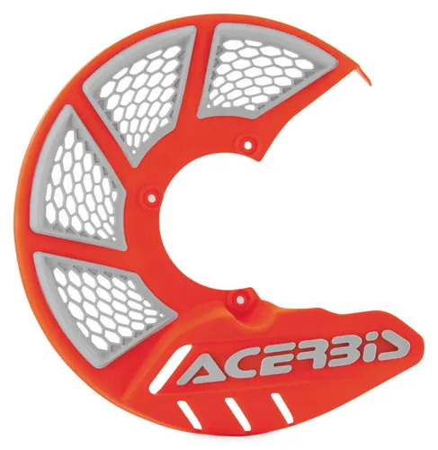 Acerbis Orange White Mini X Front Brake Disc Cover Guard