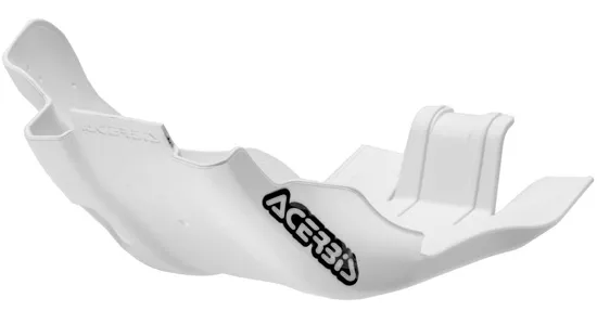 Acerbis Polypropylene Chassis Belly Skid Plate White