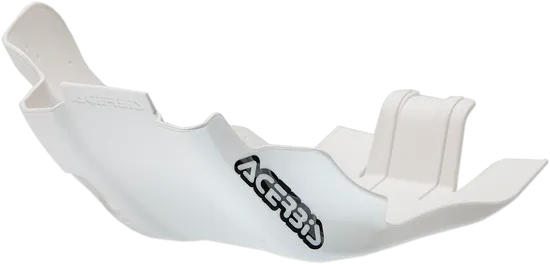 Acerbis Polypropylene Chassis Belly Skid Plate White
