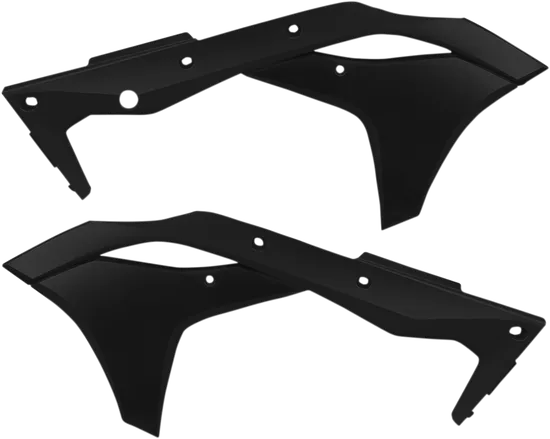 Acerbis Left Right Radiator Shrouds Black