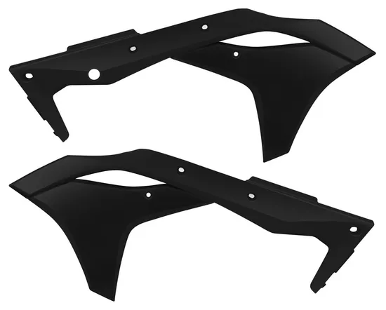 Acerbis Left Right Radiator Shrouds Black