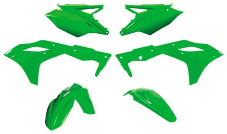 Acerbis Plastic Fender Body Kit Flourescent Green