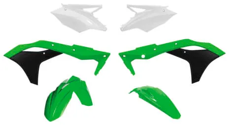 Acerbis Plastic Fender Body Kit Green White Black