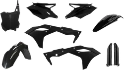 Acerbis Complete Plastic Fender Body Kit Black