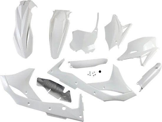 Acerbis Complete Plastic Fender Body Kit White