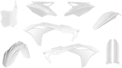 Acerbis Complete Plastic Fender Body Kit White