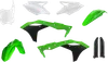 Acerbis Complete Plastic Fender Body Kit OE Green/White/Black