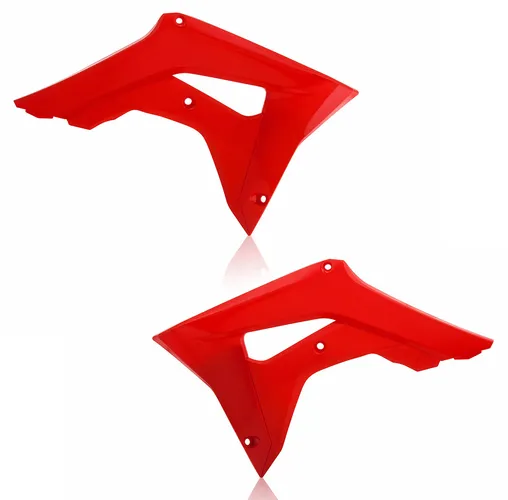 Acerbis Left Right Radiator Shrouds Red