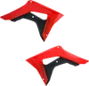 Acerbis Left Right Radiator Shrouds Red Black