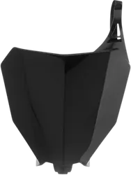 Acerbis Black Front Number Plate