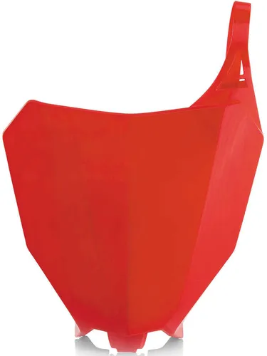 Acerbis Red Front Number Plate