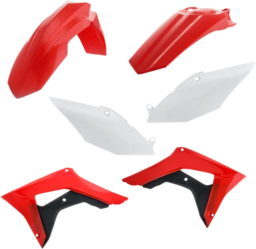 Acerbis Plastic Fender Body Kit Red White Black