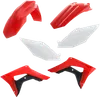 Acerbis Plastic Fender Body Kit Red White Black