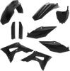 Acerbis Complete Plastic Fender Body Kit Black