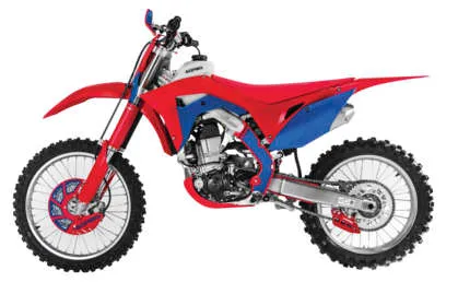 Acerbis Complete Plastic Fender Body Kit Red/White/Blue