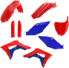 Acerbis Complete Plastic Fender Body Kit Red/White/Blue