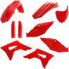 Acerbis Complete Plastic Fender Body Kit Red