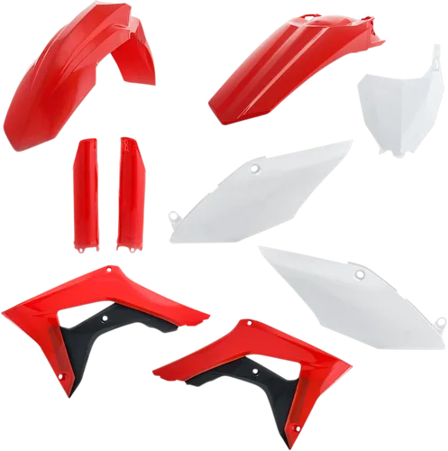 Acerbis Complete Plastic Fender Body Kit OE Red/White