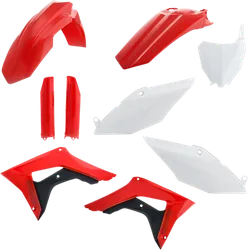 Acerbis Complete Plastic Fender Body Kit OE Red/White