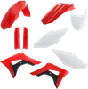 Acerbis Complete Plastic Fender Body Kit OE Red/White