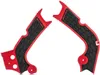 ACERBIS X Grip Frame Guards Red Black