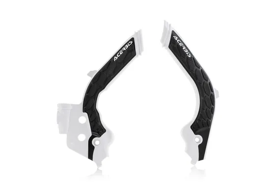 ACERBIS X Grip Frame Guards White Black