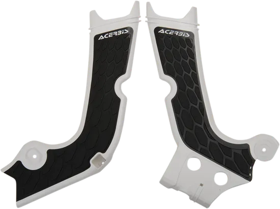 ACERBIS X Grip Frame Guards White Black