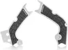 ACERBIS X Grip Frame Guards White Black