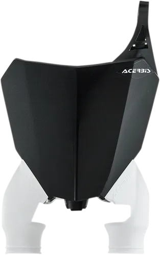 Acerbis Black White Front Number Plate