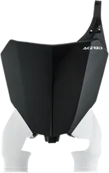 Acerbis Black White Front Number Plate