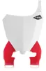Acerbis White Red Front Number Plate