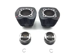 Front Rear Cylinder Jugs w Pistons 2000 Harley Softail 2786A