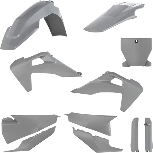 Acerbis Complete Plastic Fender Body Kit Gray