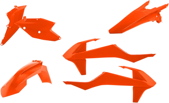 Acerbis Plastic Fender Body Kit Orange