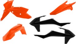 Acerbis Plastic Fender Body Kit Orange Black