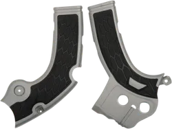 ACERBIS X Grip Frame Guards Silver Black