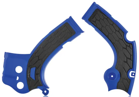 ACERBIS X Grip Frame Guards Blue Black
