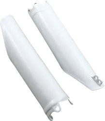 Acerbis White Lower Fork Cover Protector Guard Set
